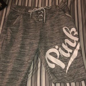 Pink Victoria secret jogger